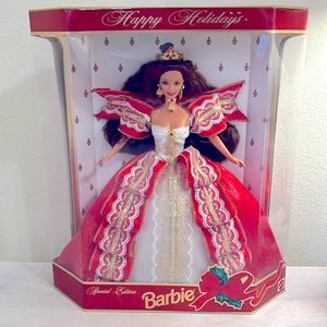 1997 Happy Holidays Barbie NIB